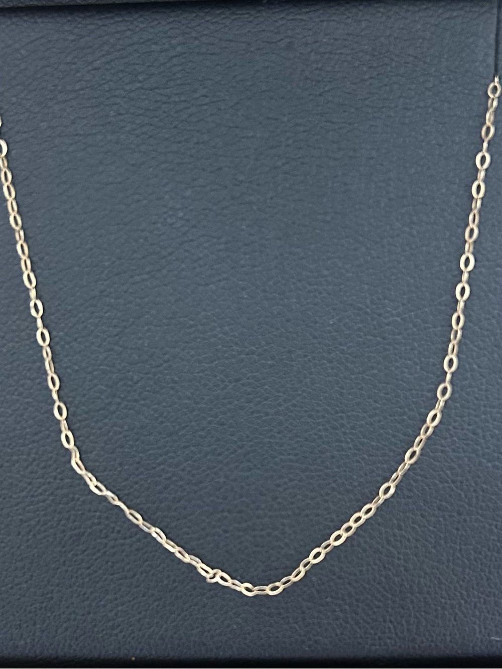 Delicate 10K Yellow Gold Chain Necklace- 18 inches